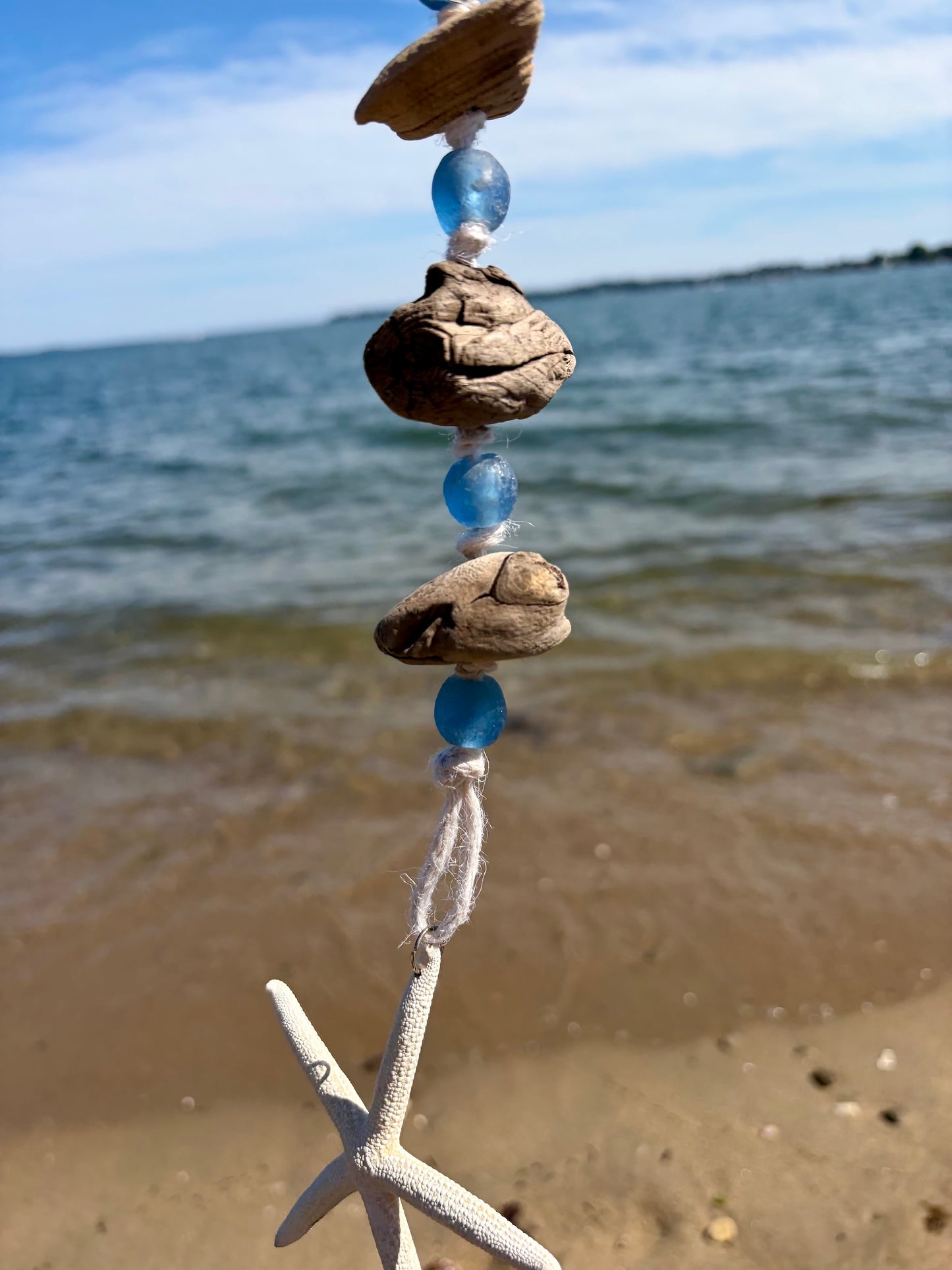 Driftwood Mobile - Cornflower Blue