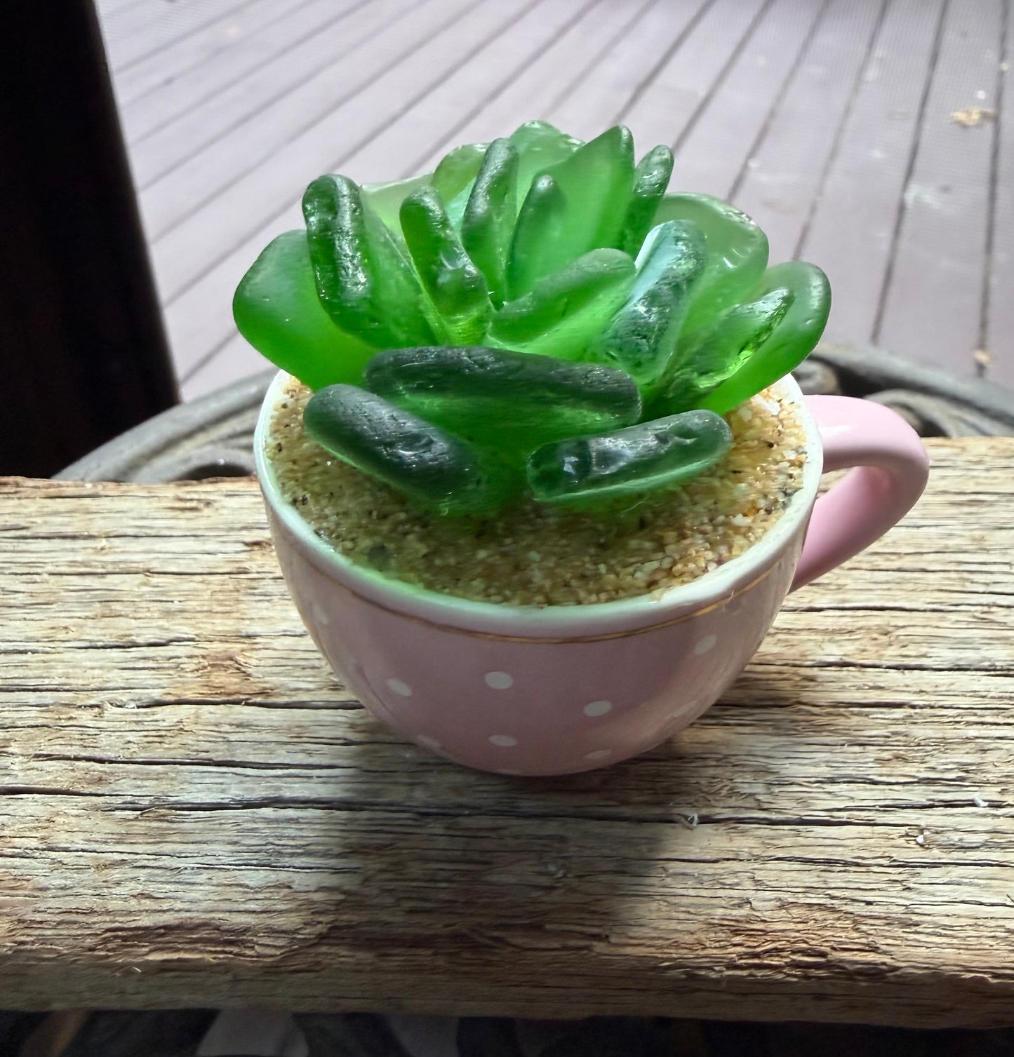 Sea Glass Succulent - Green (212)