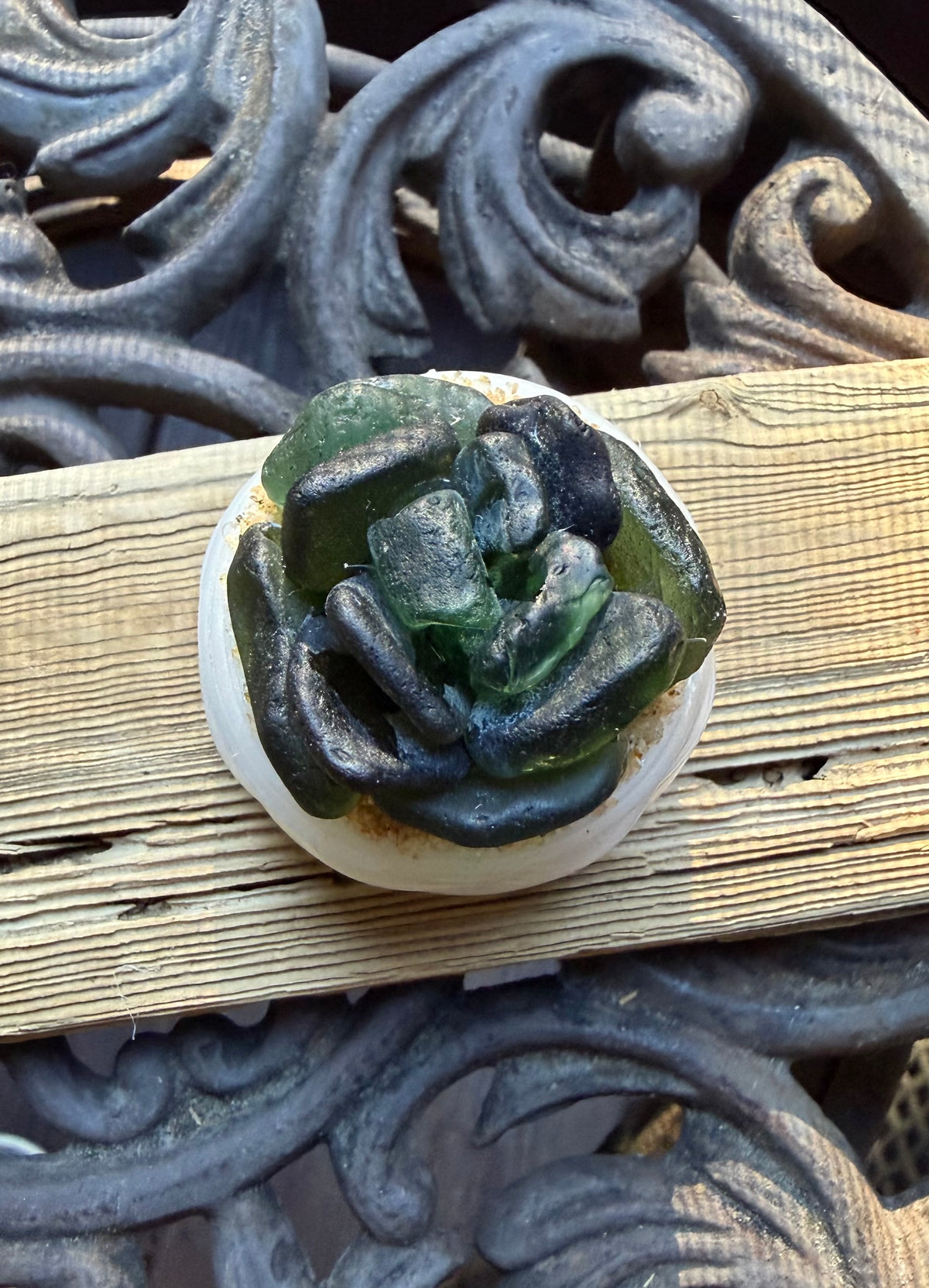 Sea Glass Succulent - Dark Green (250)
