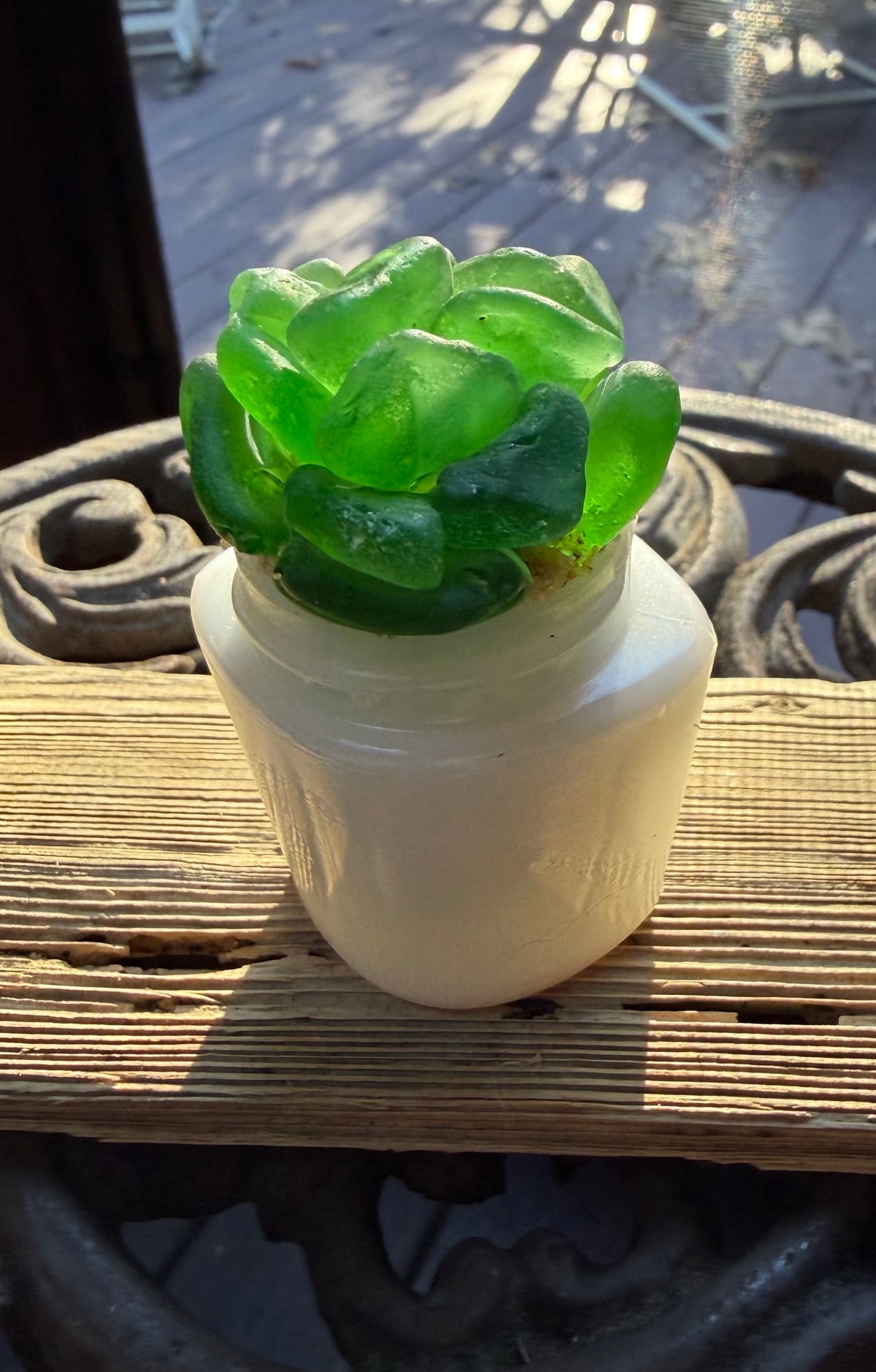 Sea Glass Succulent - Green (177)