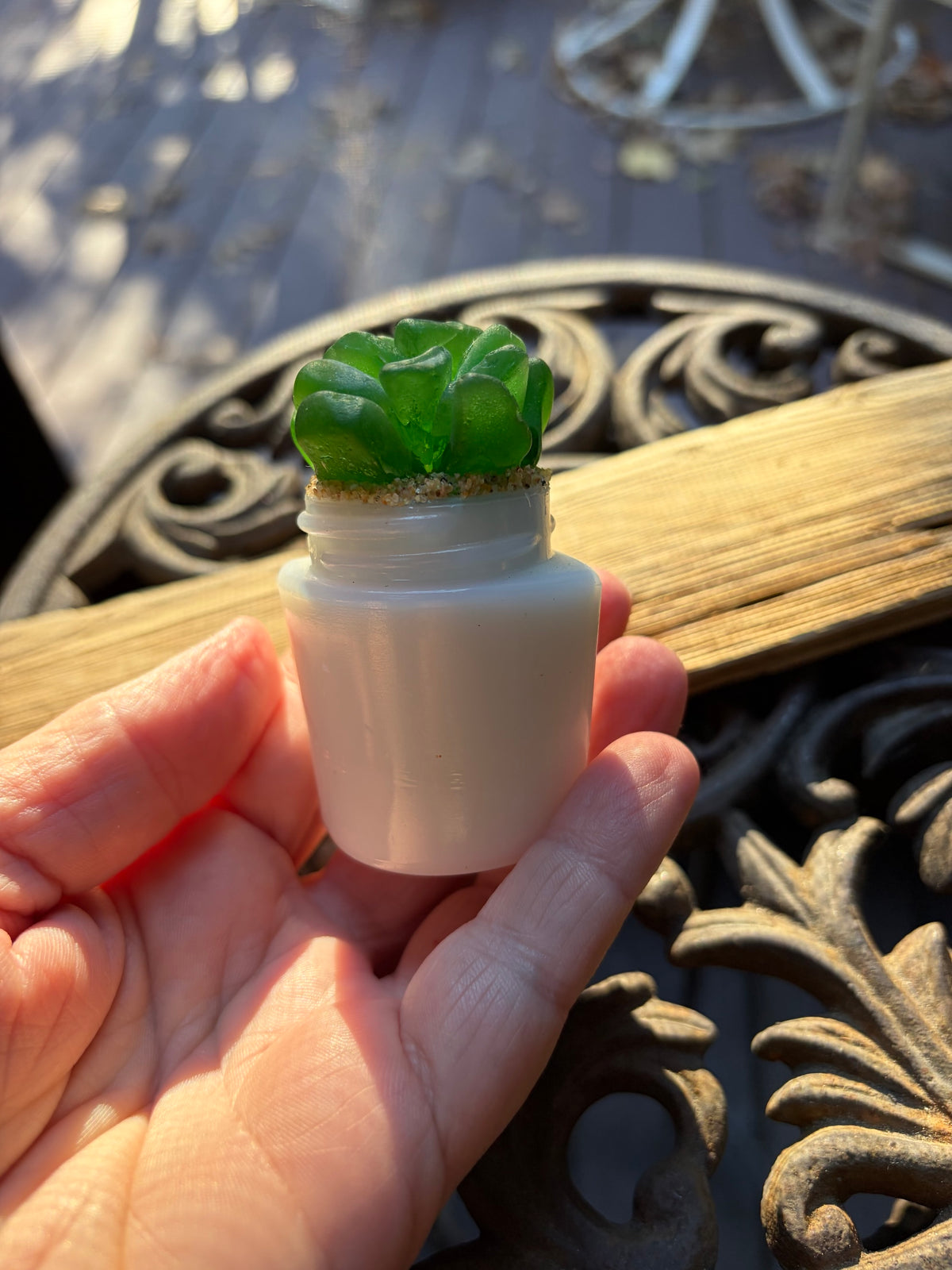 Sea Glass Succulent - Green (177)