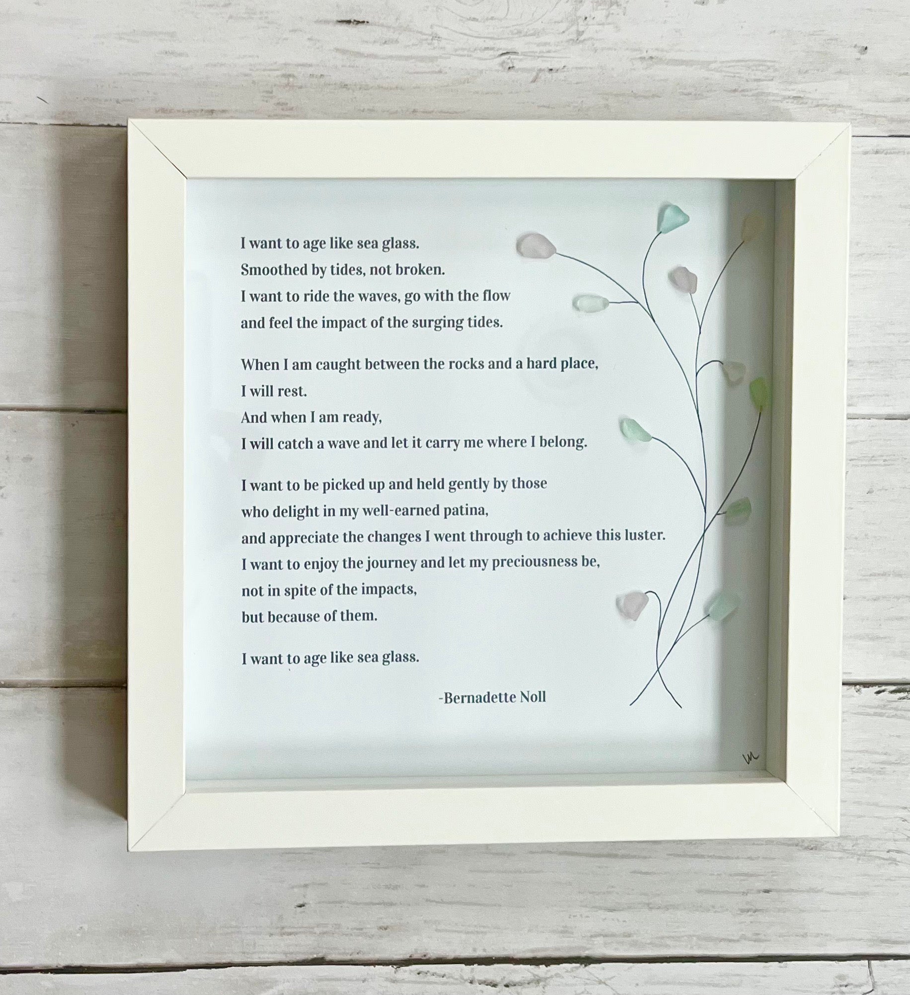 Age Like Sea Glass Poem pastel The Sea Me Designs Age Like Sea Glass Poem pastel The Sea Me Designs