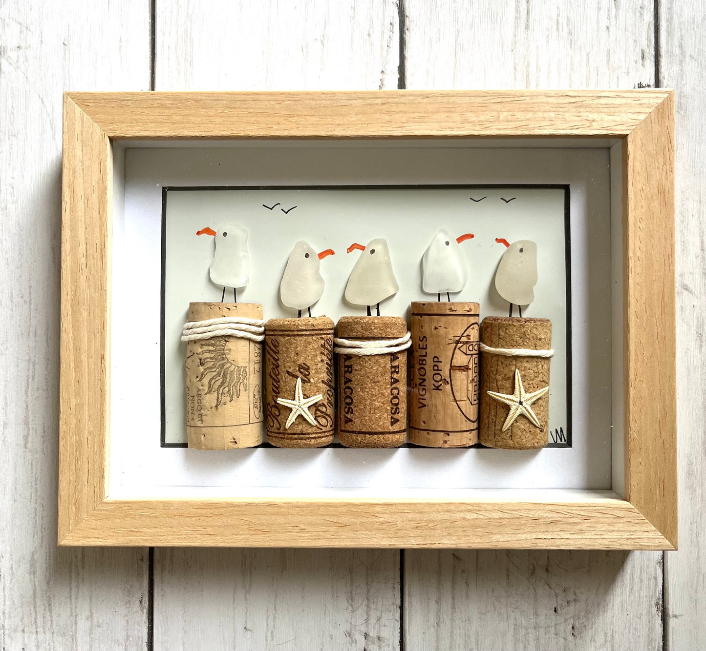 Sea Birds on Corks